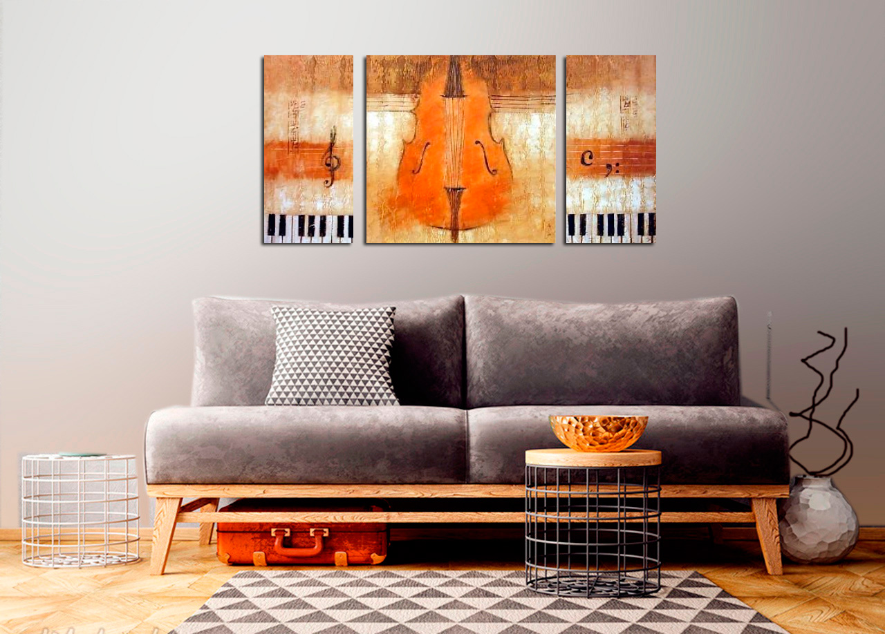 Quadro Violino e Piano