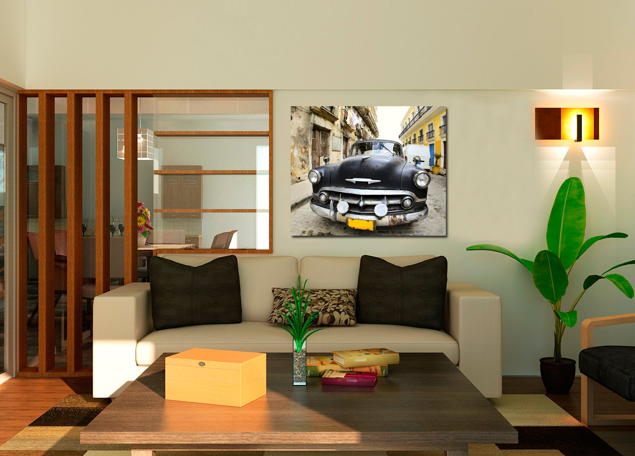 Quadro Coche Preto