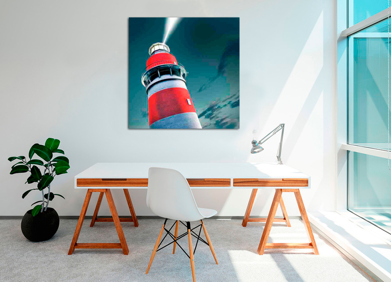 Quadro Farol Listrado