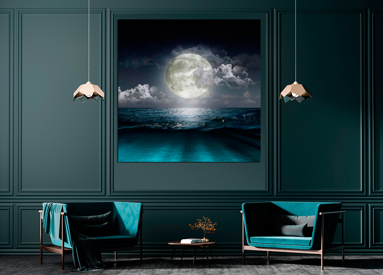 Quadro Luna y Mar