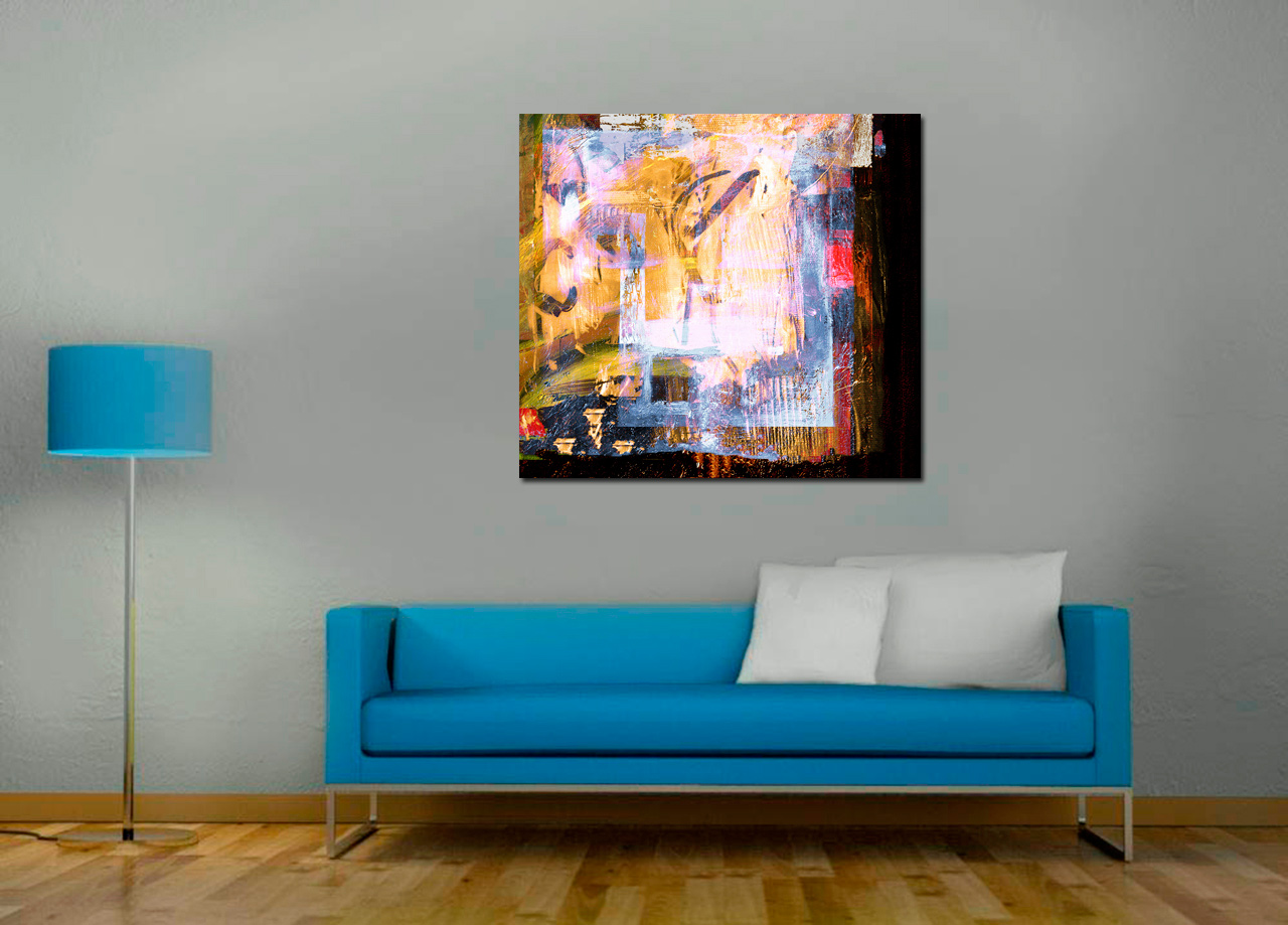 Pintura decorativa abstrata