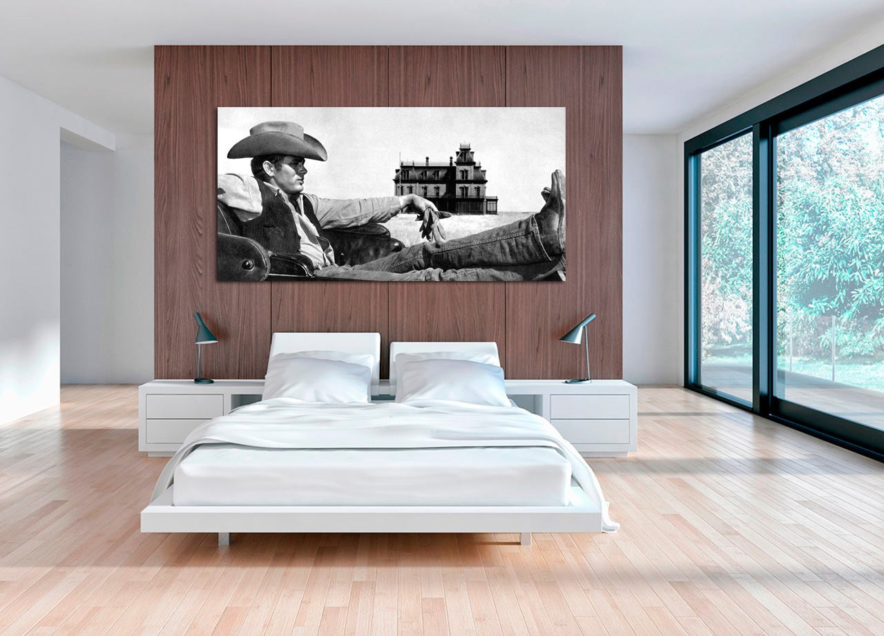 Quadro James Dean Pousando 