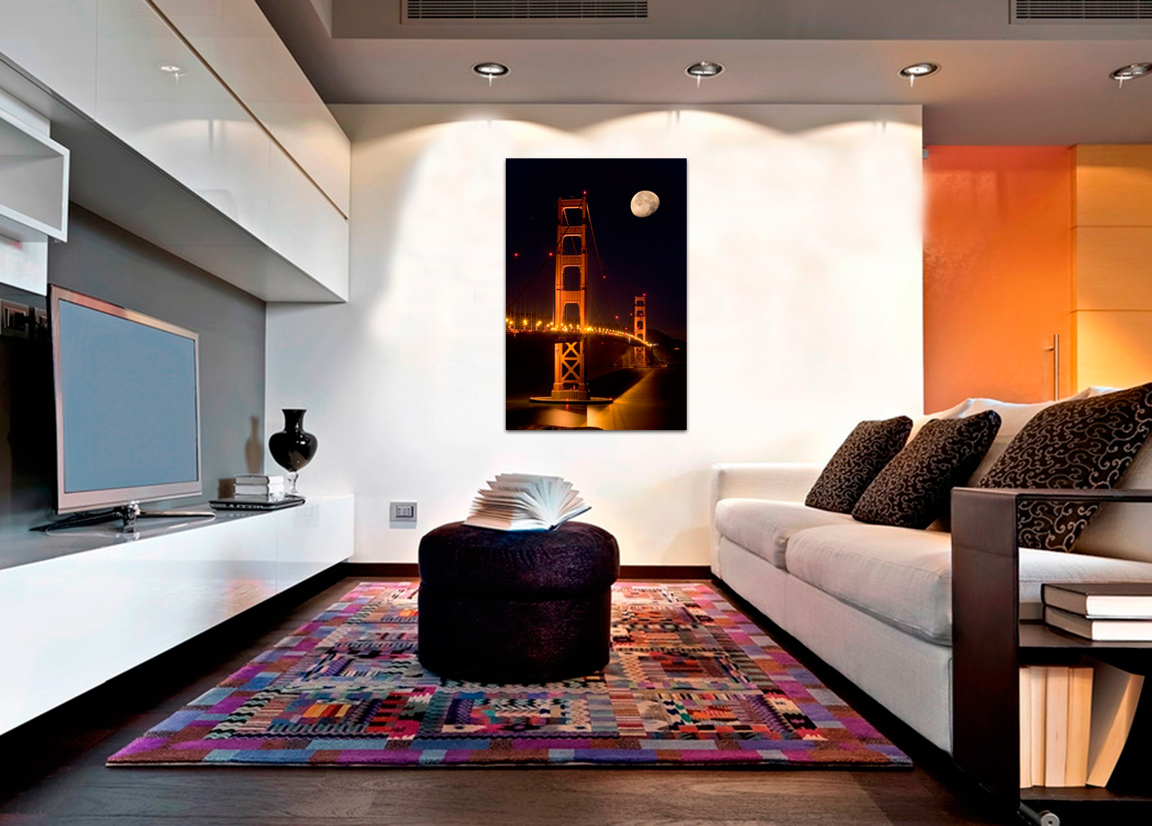 Quadro Golden Gate Night