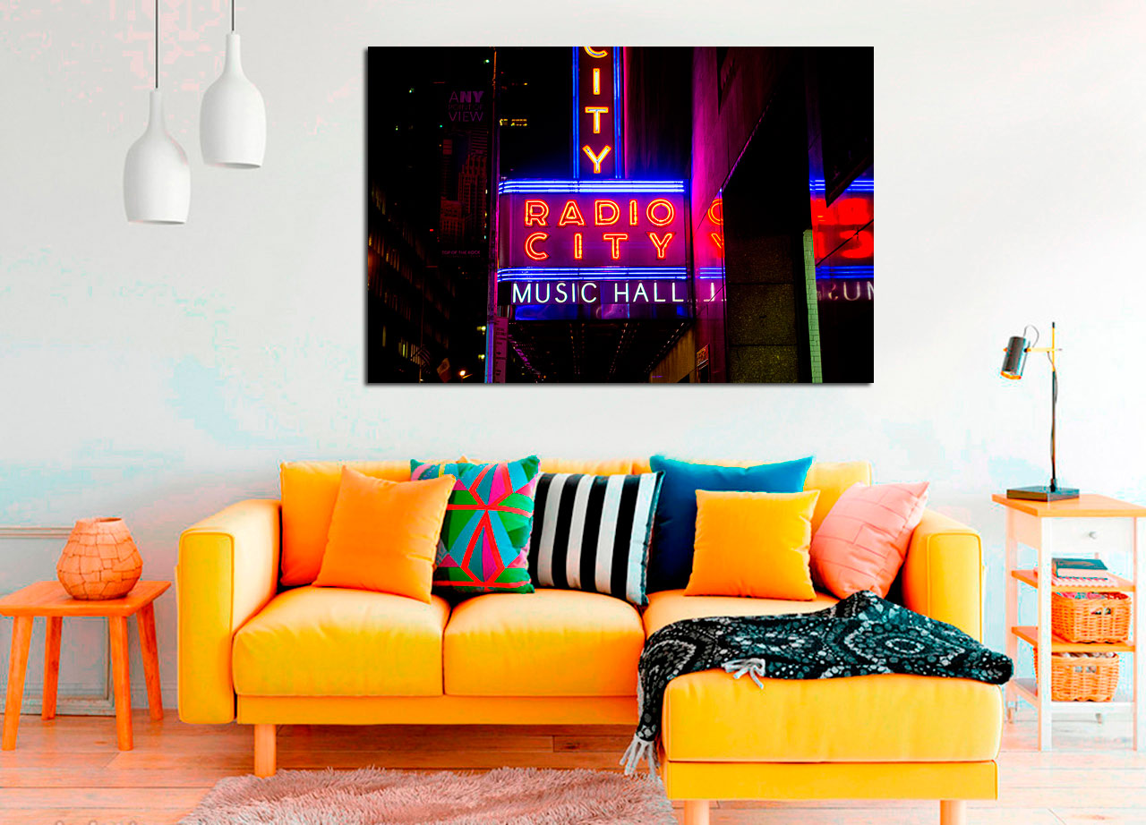 Pintura de Radio City New York