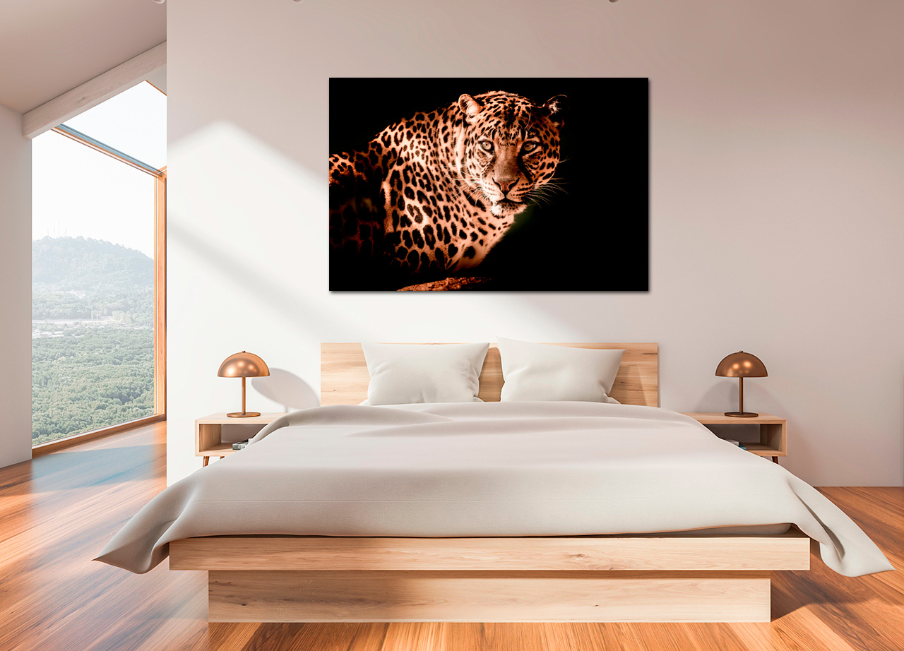 Pintura de leopardo