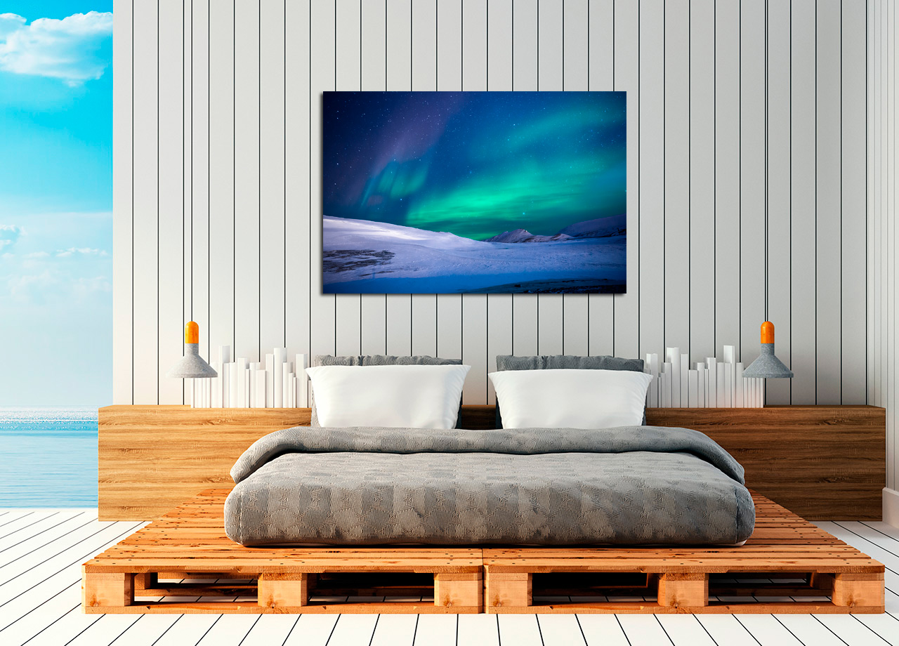 Pintura de Aurora Boreal