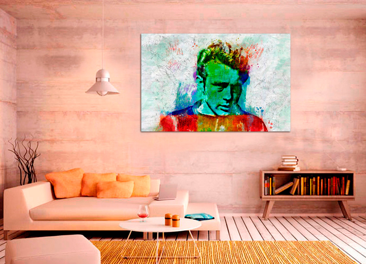 Pintura de James Dean