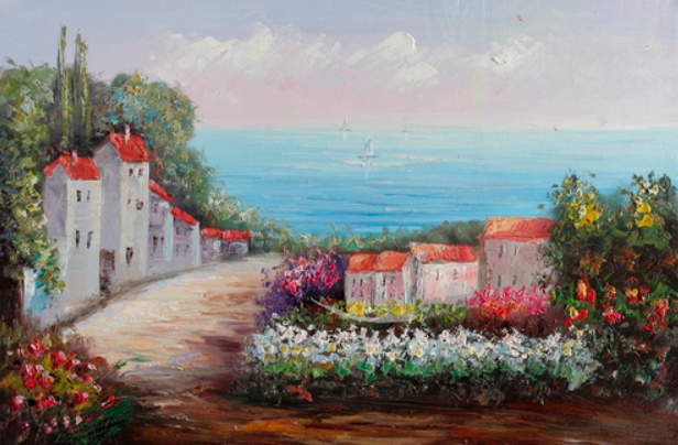 Quadro Paisagem da Costa