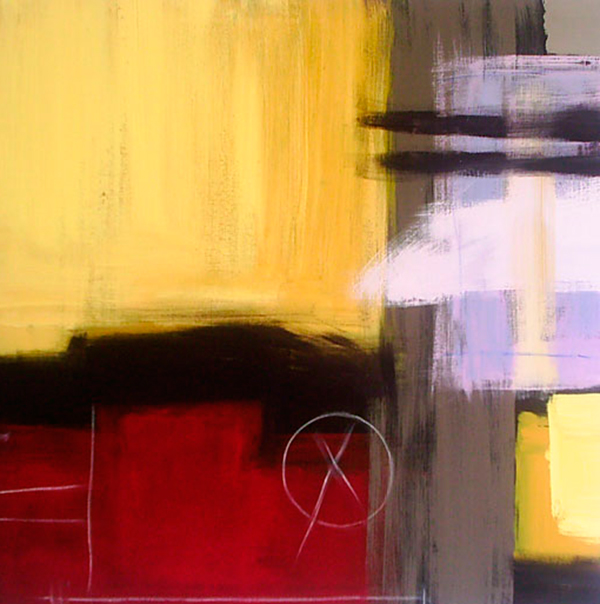 Quadro quadrada abstrata 1