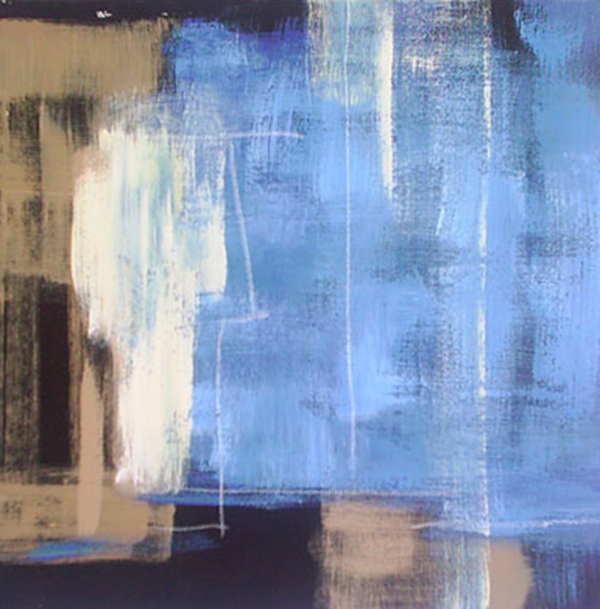 Quadro abstrata azul 1
