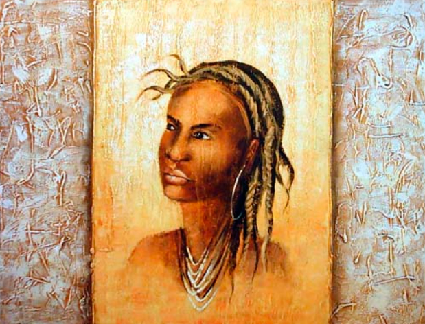 Quadro Retrato Mulher de Família