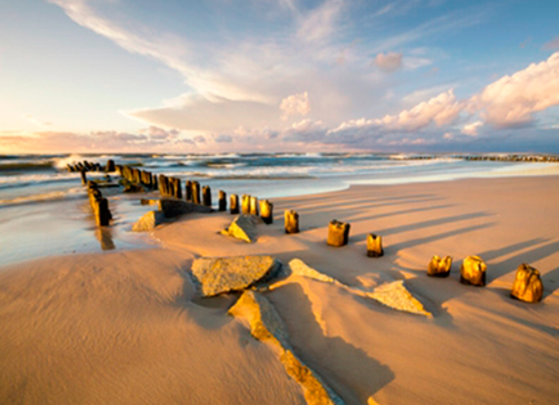 Pintura de praia de areia fina