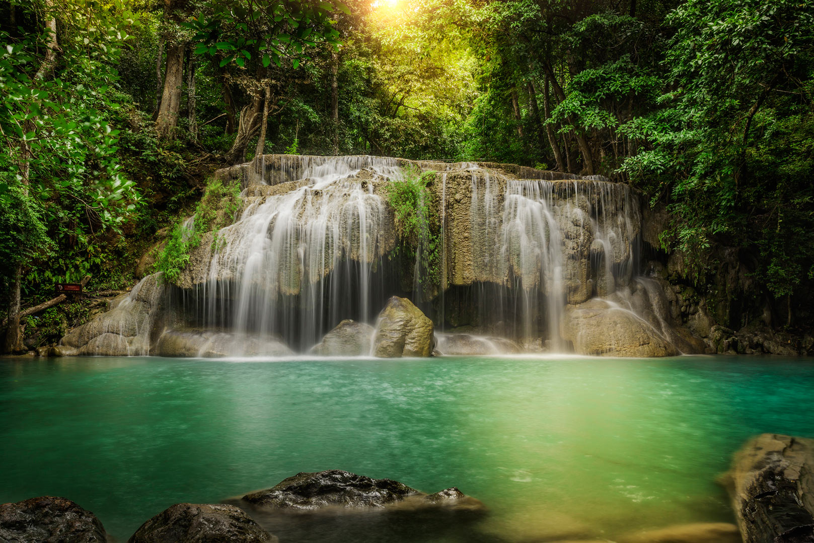 Pintura de paisagem em cascata (b