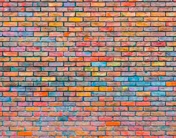 Quadro Muro Colorido