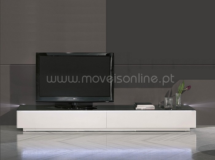 Movel TV e LCD CARRARA Tampo Vidro