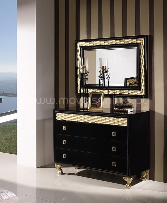 Comoda com Moldura Palace Gold