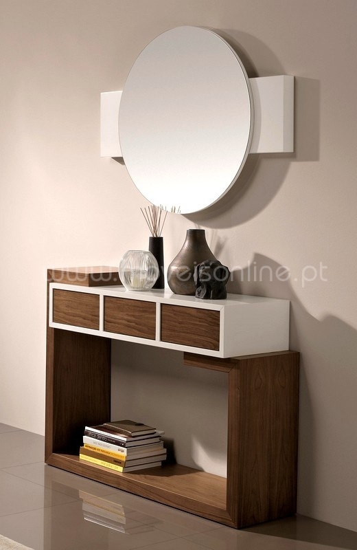 Consola e Espelho Round