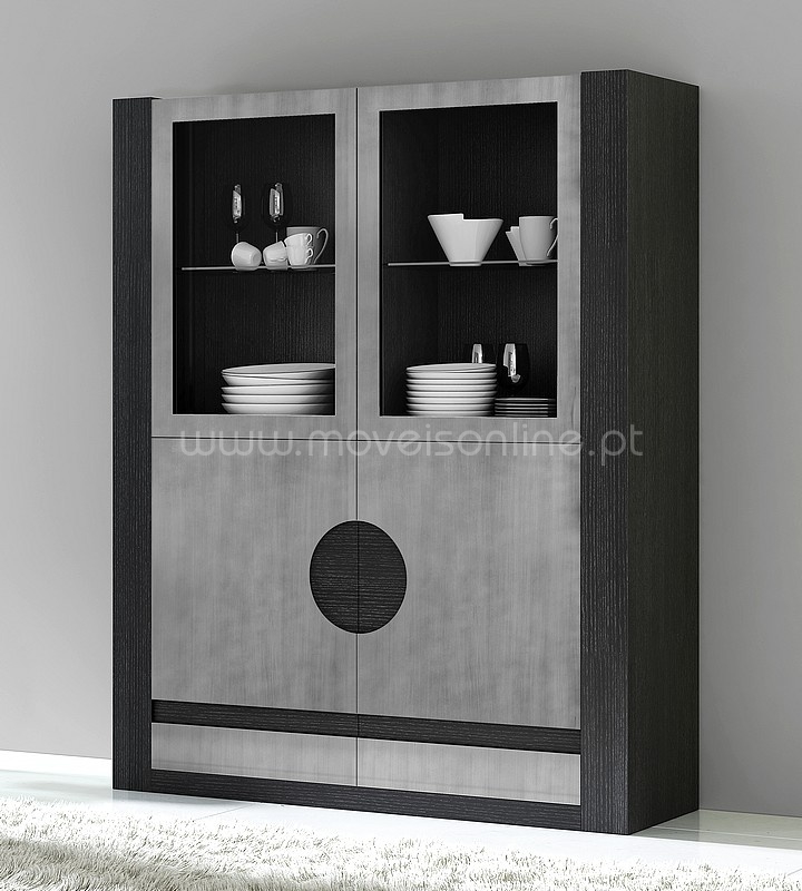 Vitrine Monaco Gris