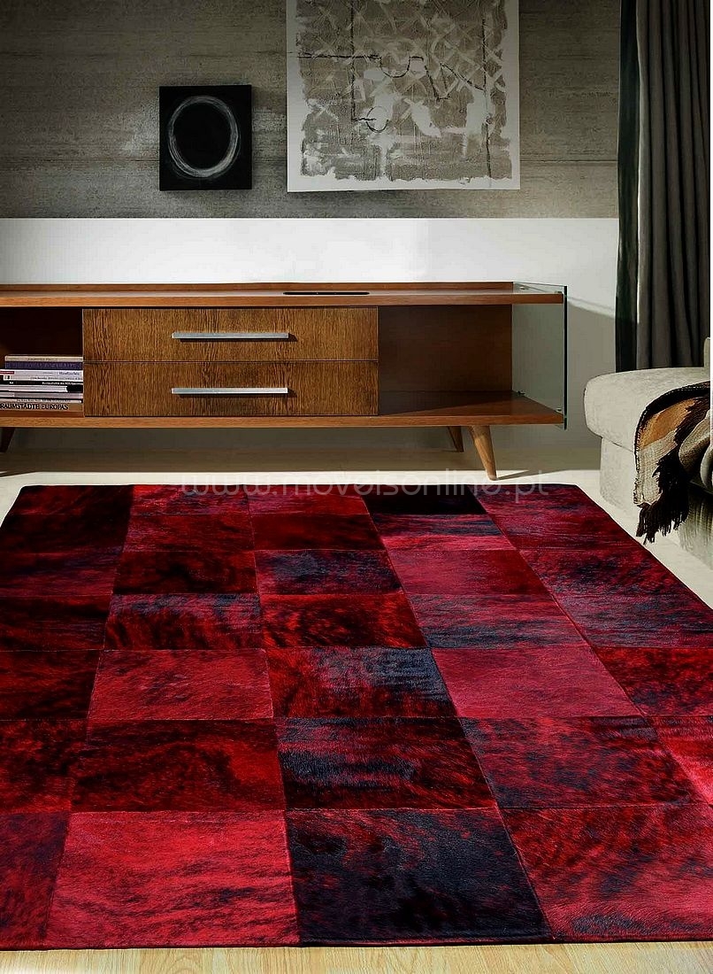 Tapete Pele de Vaca Patchwork PW