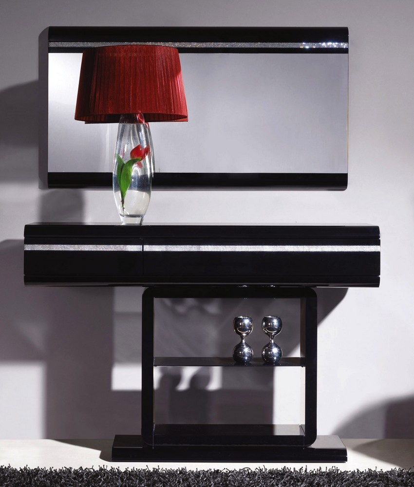 Consola e Espelho Diamond