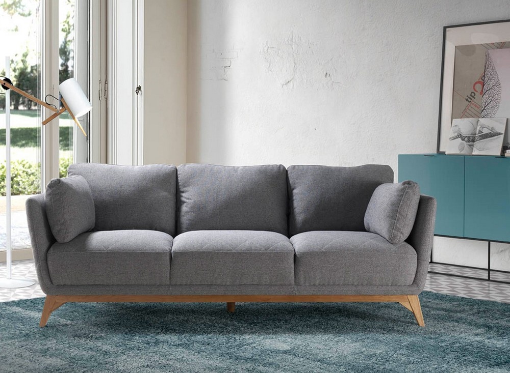Conforto e estilo para o seu lar o sofá 3 Lugares Eletra é a escolha perfeita.
