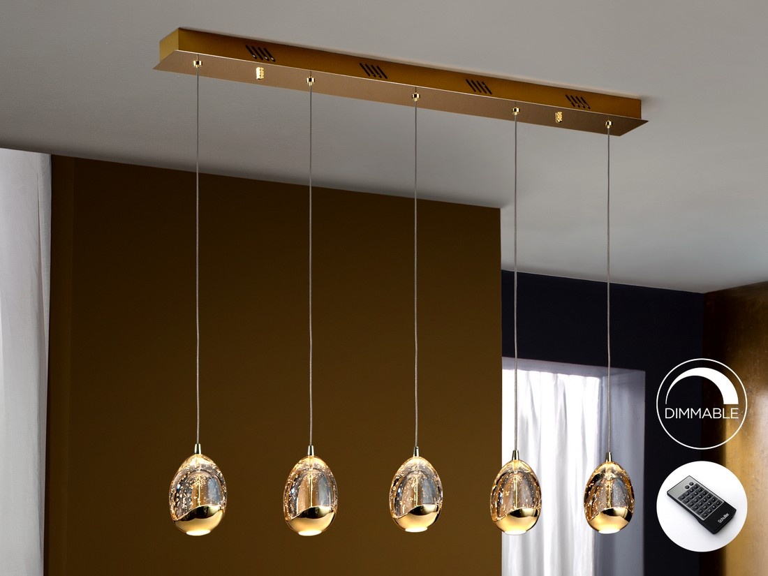 Candeeiro de Teto Dimmable Rocio Gold