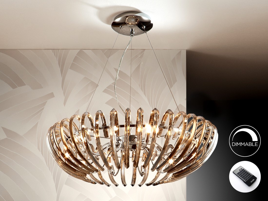 Candeeiro de Teto Dimmable Ariadna Champanhe