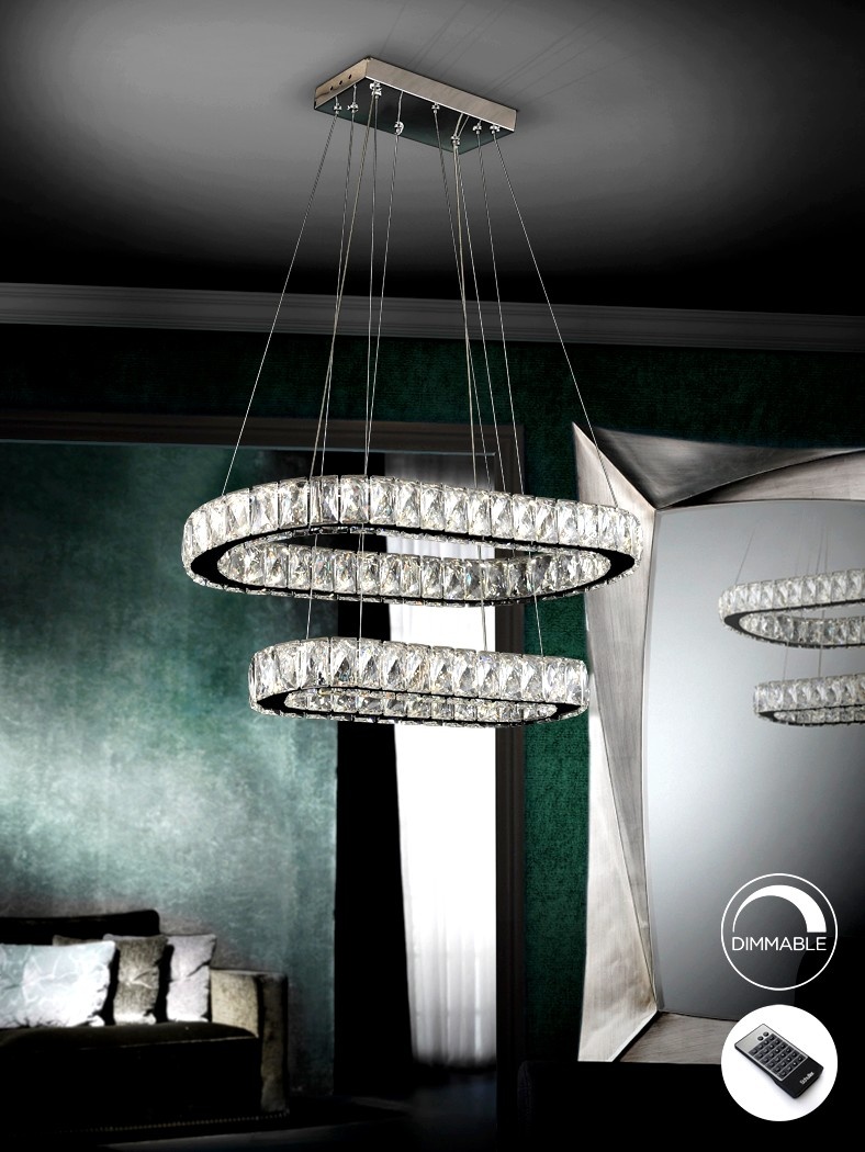 Candeeiro de Teto Dimmable Diva Oval 