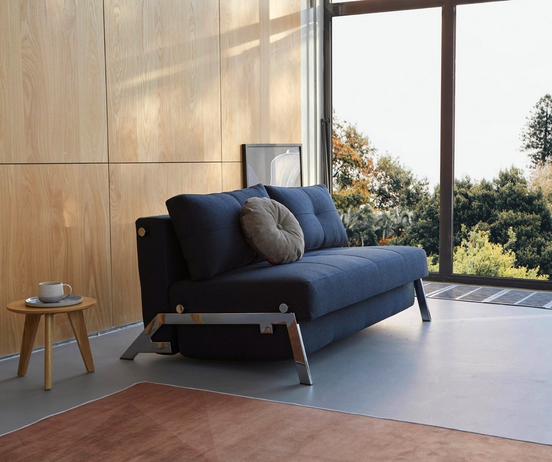 O sofá cama Cubed é a combinação perfeita para otimizar o seu espaço. Design moderno e versátil para usufruir de todos os momentos, desde um descanso relaxante até uma noite de sono aconchegante!