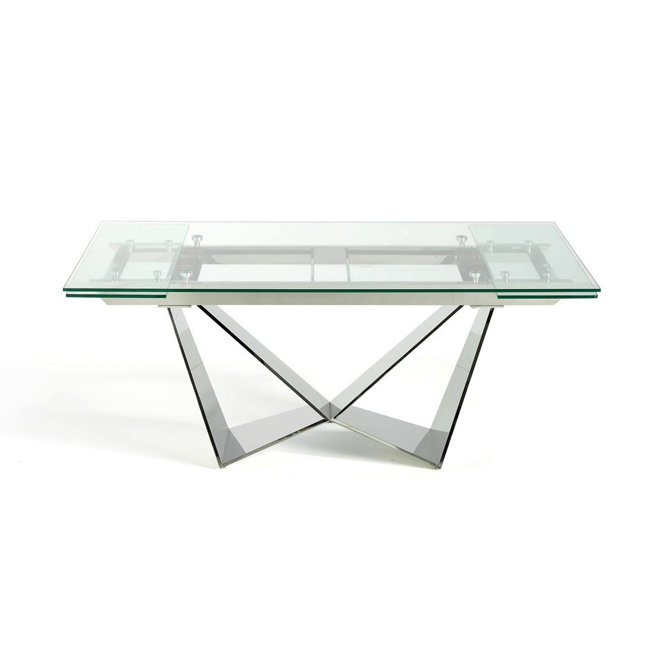 A Mesa de vidro temperado transparente é a escolha perfeita para um ambiente moderno e elegante. Seu design único e resistente ajudam a manter seu espaço organizado e bonito!