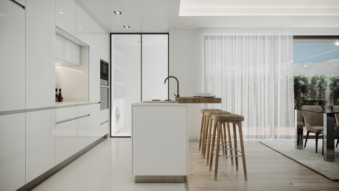 Uma cozinha branca é sinónimo de modernidade e elegância. Brilhante, minimalista e encantadora, a sua simplicidade cria um espaço único para preparar as melhores refeições.