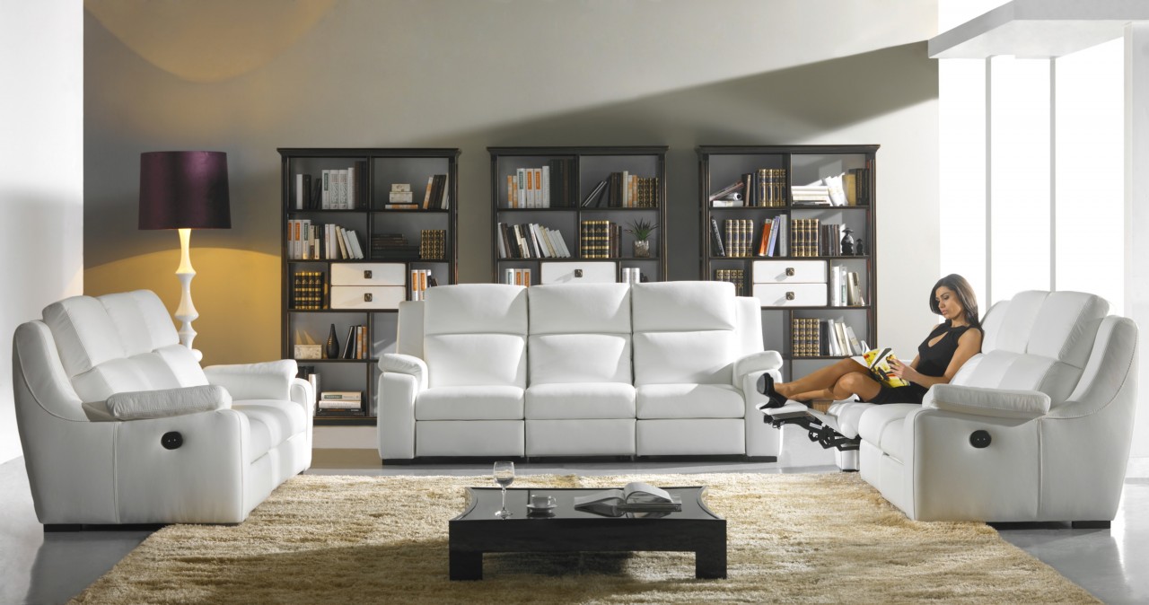 Sofa 3 Lugares Relax Oro