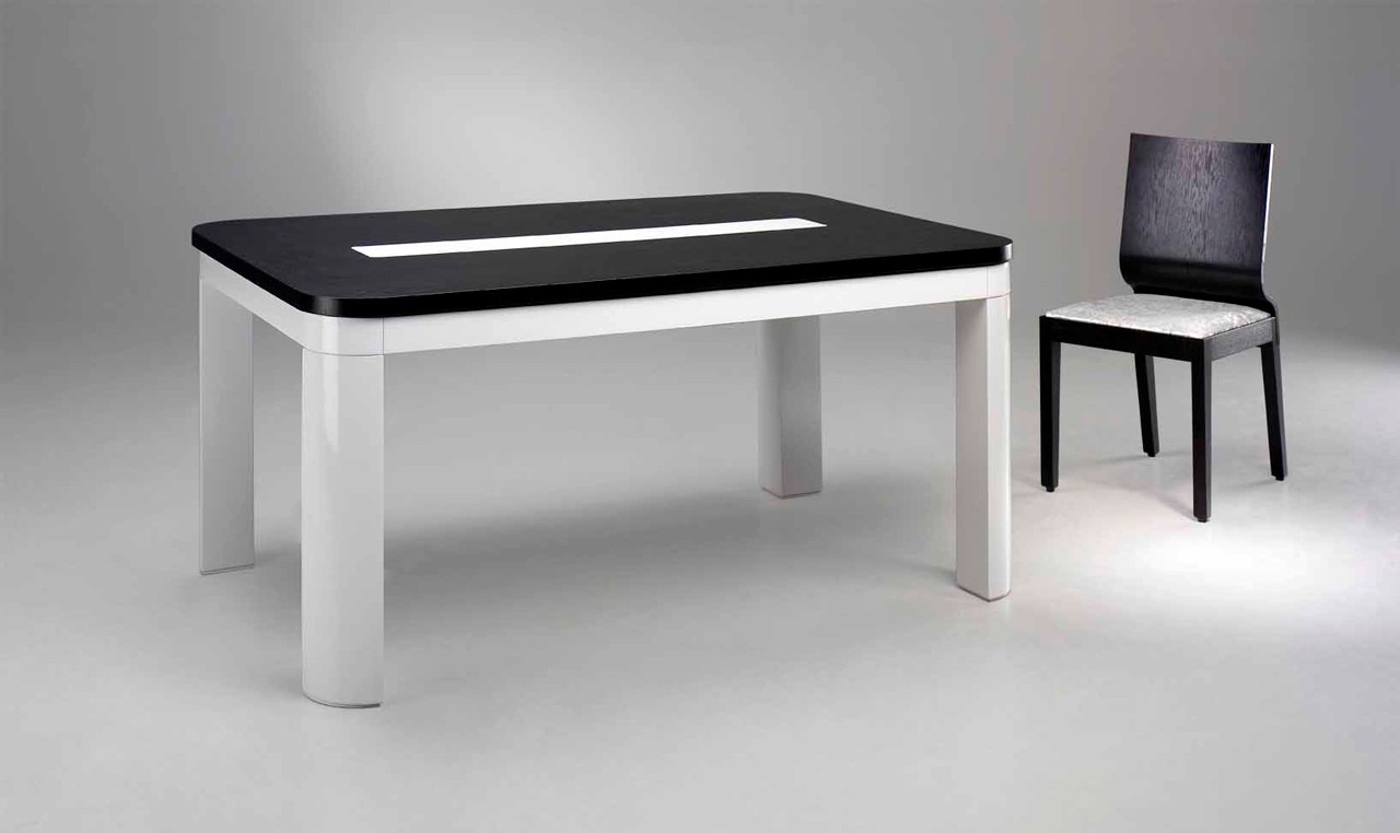 Mesa de Jantar Cristal Extensivel 160