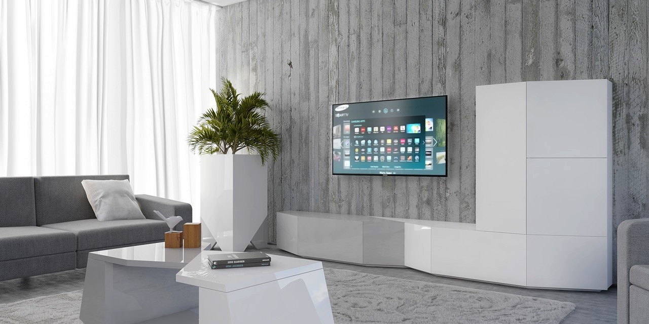 Organize o seu espaço com a estante TV Satira II design moderno, elegância e praticidade para você curtir seus conteúdos favoritos!