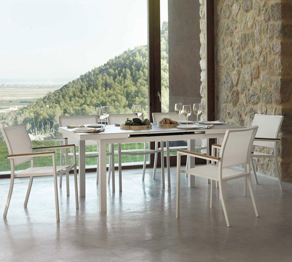 Mesa White Extensível 140-180