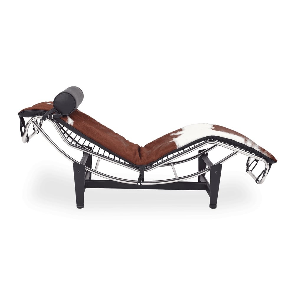 Chaise Longue Bend Pele Natural