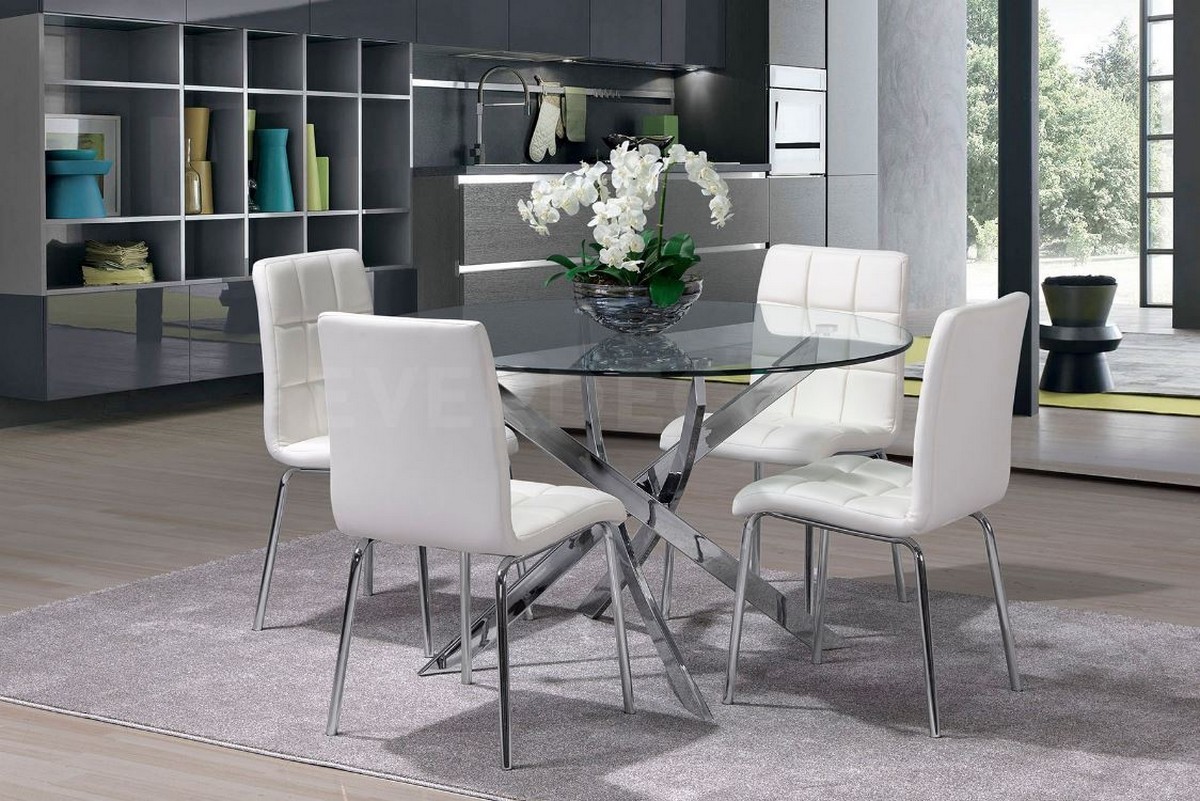 A mesa creta é o acessório perfeito para adicionar brilho e modernidade à sua sala de estar. O seu design elegante combina vidro com um look moderno, dando ao seu espaço um toque de sofisticação.