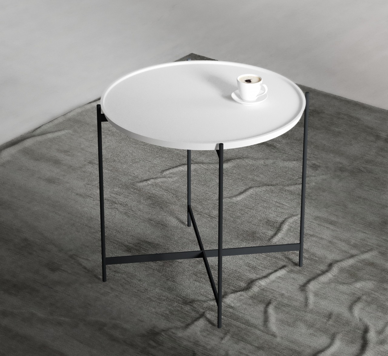 Uma mesa de apoio que lhe dará ainda mais praticidade, é a Tray 01 de MoveisOnline. Esta mesa possui design moderno e é perfeita para ter sempre à mão aquilo que precisa.