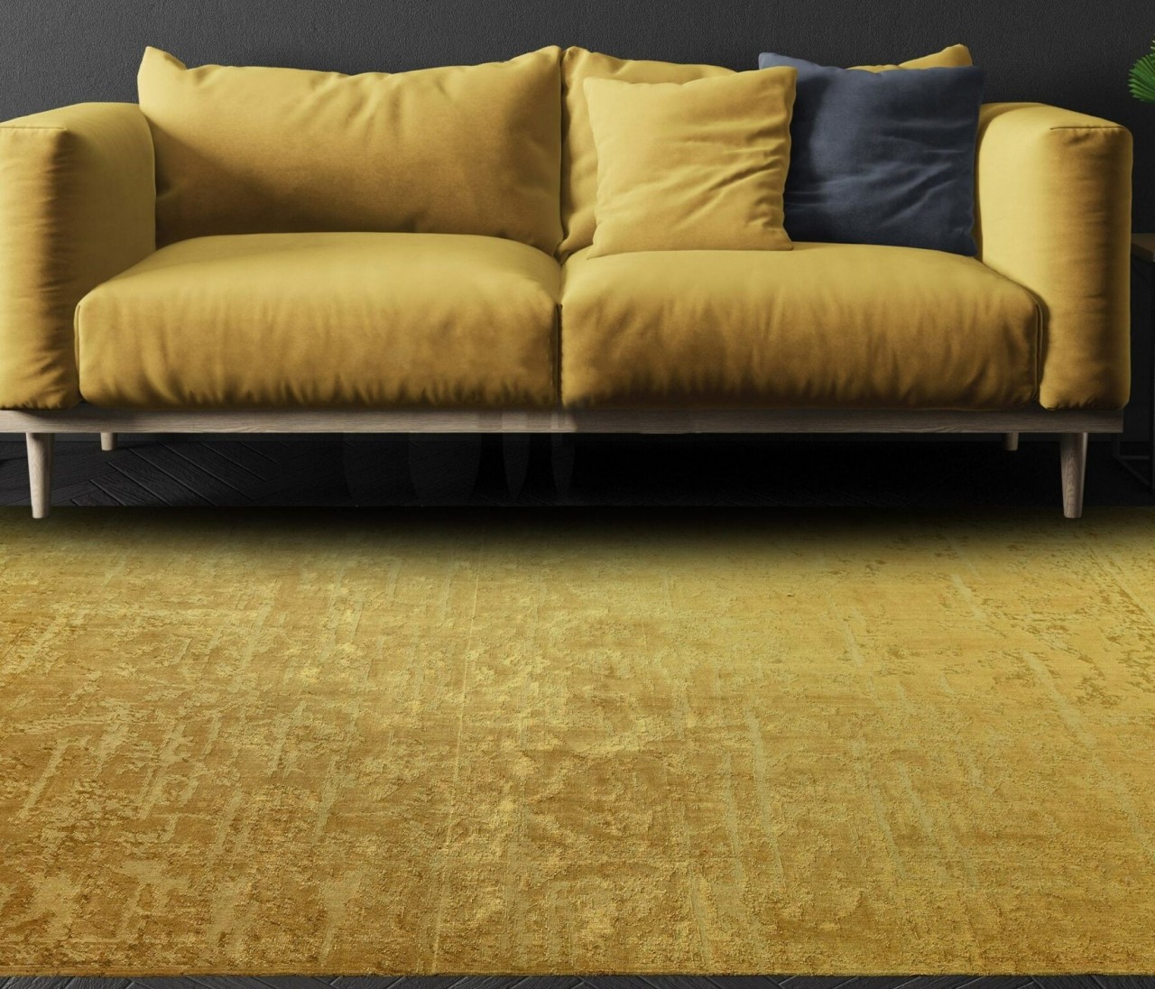 Um toque moderno para o seu espaço o tapete Zehraya Abstract cria uma atmosfera de tranquilidade e beleza.