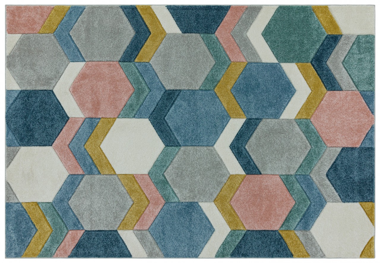 Tapete Sketch Hexagon
