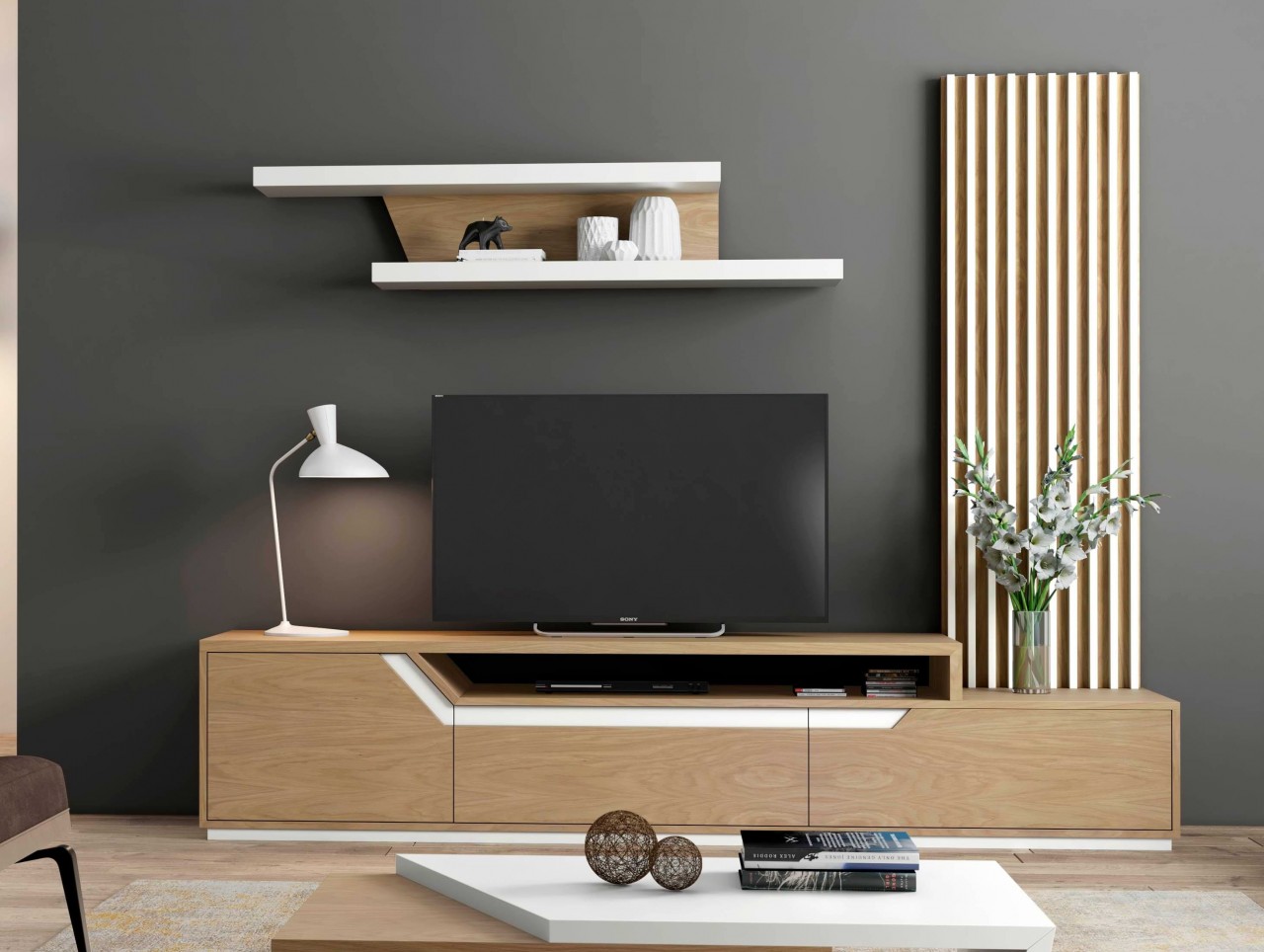 Organize a sua sala da melhor forma com a estante TV Luca. Seu design moderno e sofisticado fará toda a diferença.