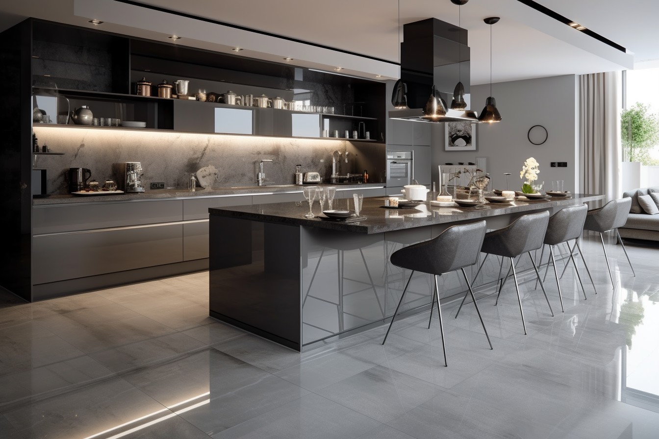 A cozinha com ilha é um espaço funcional, que permite aproveitar todos os detalhes para otimizar a realização das suas tarefas diárias na cozinha.