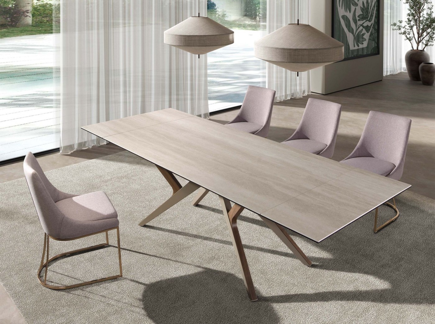 Mesa jantar Extensível Verónica 