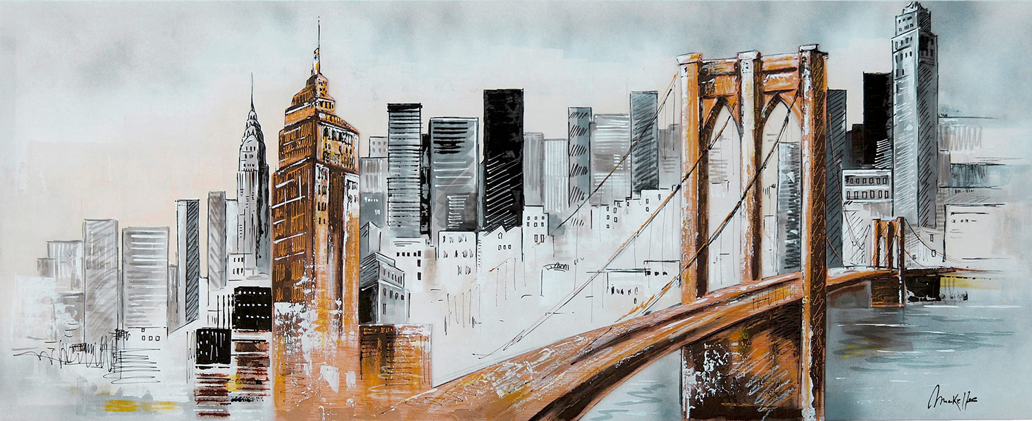 Pintura da cidade de Nova York