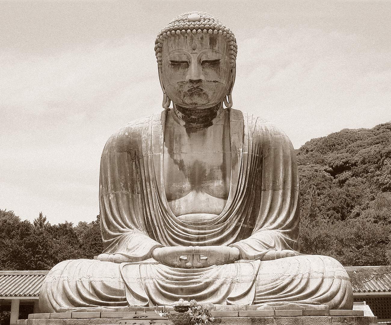 Quadro Buda Prateado