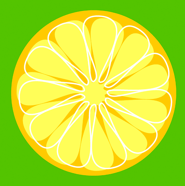 Quadro Limão Laminado