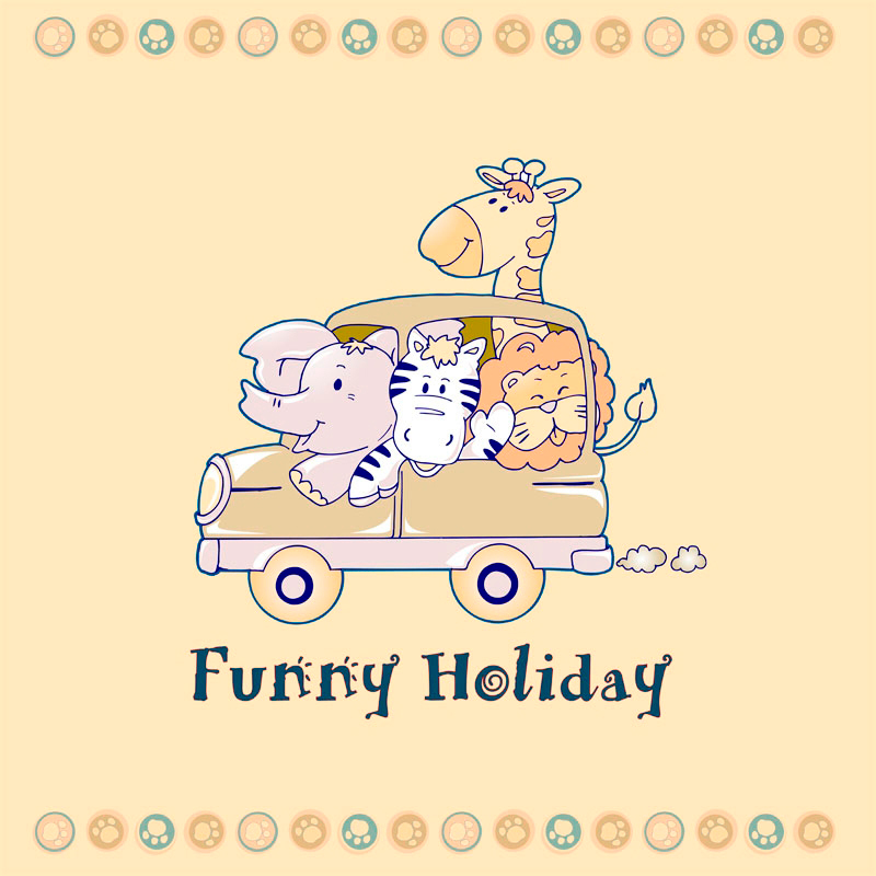 Quadro Funny Holiday