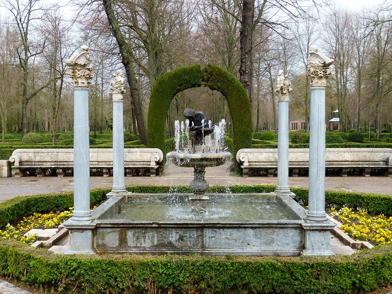 Jardins de Aranjuez Madrid pintura