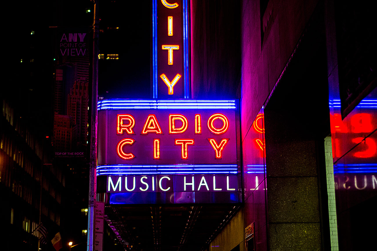 Pintura de Radio City New York