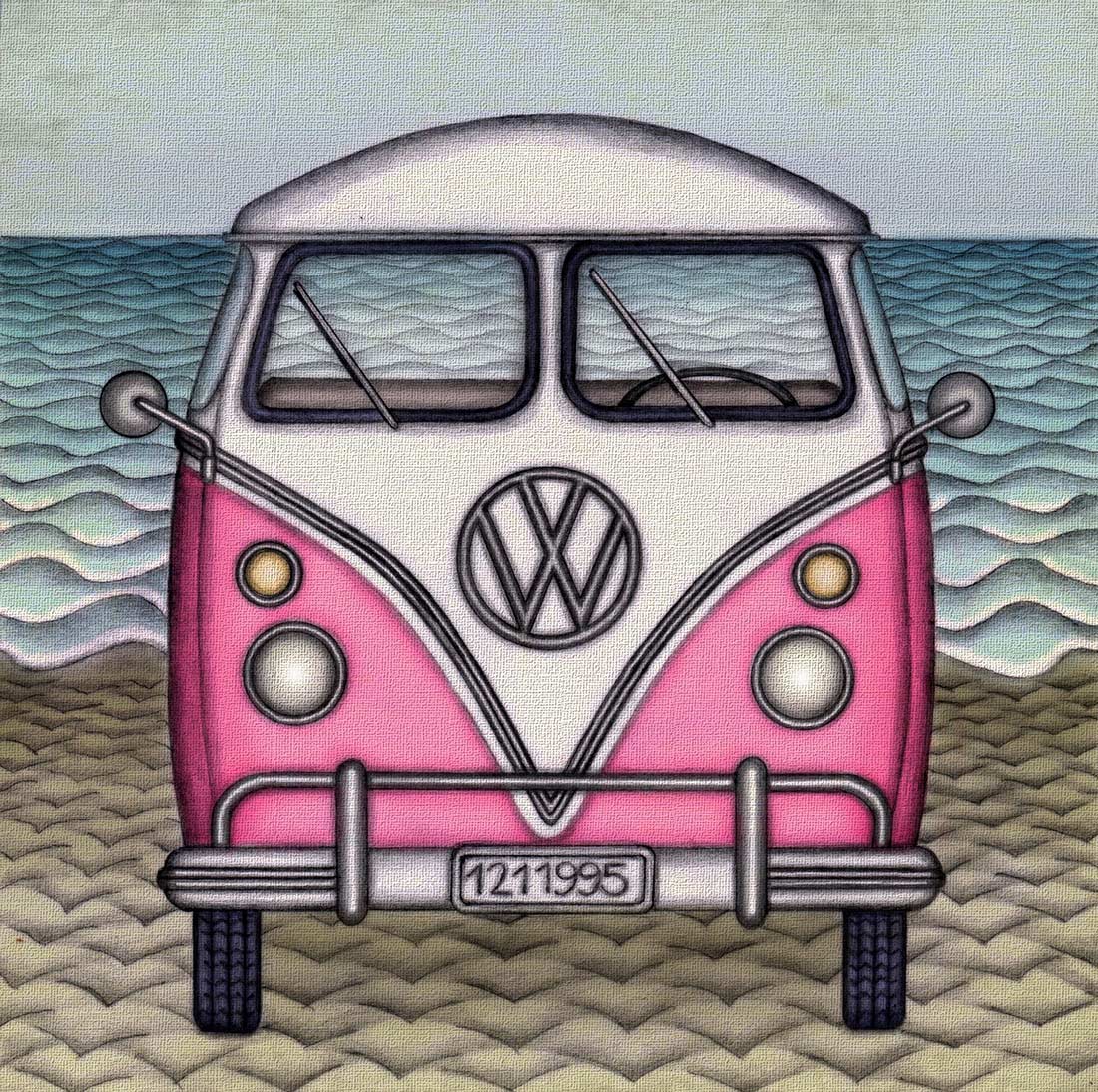 Quadro de carro infantil Volkswagen